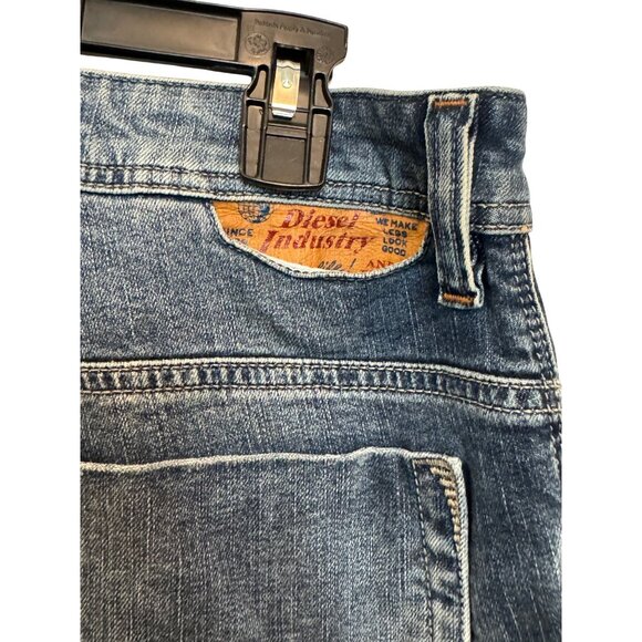 Diesel Safado Regular Slim Straight Jeans Size 30 Medium Wash Stretch Denim Pre- - Picture 6 of 9